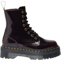 Dr. Martens Jadon Arcadia Leather Platform Boots - Cherry Red Arcadia
