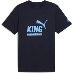 Puma Man City KING Logo Tee Navy Size S
