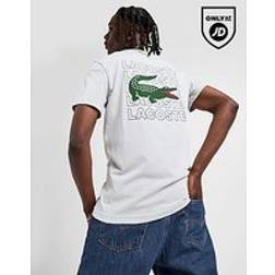 Lacoste Repeat Back Print T-Shirt - Grey