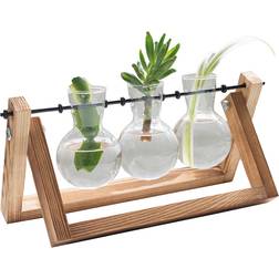 Menkind Red5 Clear Vase 15cm