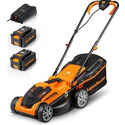 LawnMaster CLMF2434G 65 x 40 x 35 cm Batteridriven gräsklippare
