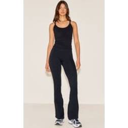 PrettyLittleThing Seamless High Waist Flare Yoga Pant - Black