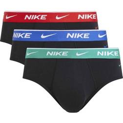 Nike 6-pak Everyday Essentials Cotton Stretch Hip Brief - Red/Green
