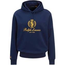 Ralph Lauren Plastisol Crest Logo Hoodie Casual - Blue