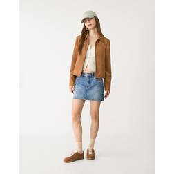 Stradivarius D60 Denim Mini Skirt - Light Blue