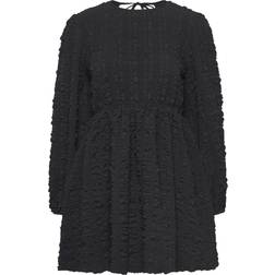 Gina Tricot Open Back Dress - Svart