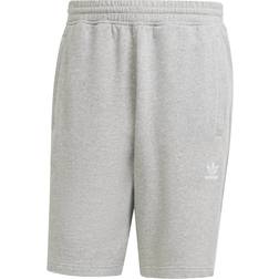 adidas Essentials Trefoil Shorts - Medium Grey Heather/White