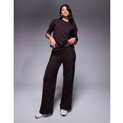River Island Mjukisbyxor Med Vida Ben - Brun