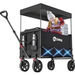 Sekey XXL Bollerwagen Faltbar Kinder 150L 150KG