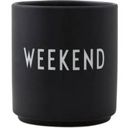 Design Letters Favorite Weekend Black Mugg 25cl