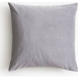 H&M Cotton Velvet 50 x 50 Cushion Cover Grey (50x50cm)