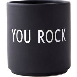 Design Letters Favorite You Rock Black Mug 25cl