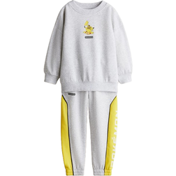 H&M Boys 2-Piece Block-Coloured Set - Grey