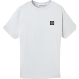 Stone Island Compass Logo Patch Slim Fit T-shirt - Sky Blue