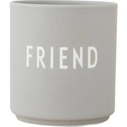 Design Letters Favorite Friend Cool Grey Krus 25cl