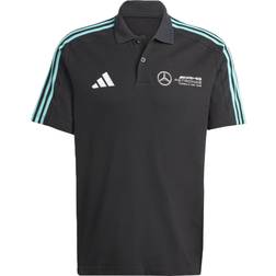adidas Mens Mercedes Dna Polo Top - Black