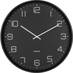 Karlsson Lofty Black Väggklocka 40cm