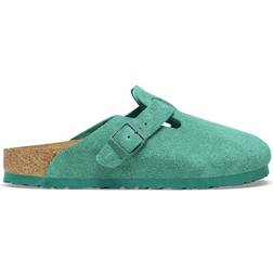 Birkenstock Boston Suede Leather - Digital Green