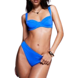KBX Underwire V Front Bikini Top - Blue