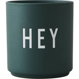 Design Letters Favorite Hey Dark Green Krus 25cl