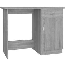 vidaXL 815421 Grey Sonoma Oak Skrivbord 50x100cm