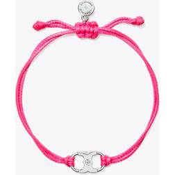 Tory Burch Embrace Ambition Bracelet - Silver/Pink