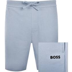 BOSS Waffle Shorts - Light Blue