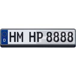 HP Autozubehör Plasthållare för Nummerplåtar 15 x 530 x 135 mm