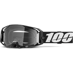 100% Armatic MX Goggles Clear Lens - Black