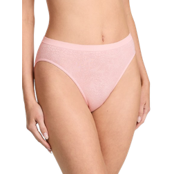 Victoria's Secret Seamless High-Leg Brief Panty - Angel Pink Sketch Floral