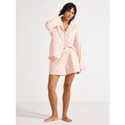 Lindex Pyjamashorts Seersucker - Rosa