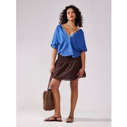 Lindex Mini Skirt With Smocked Waist
