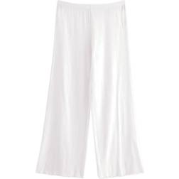 Lindex Vid Pyjamasbukse Pointelle - Hvit