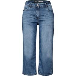 Cecil Damen 3/4 Jeans - Blue Denim