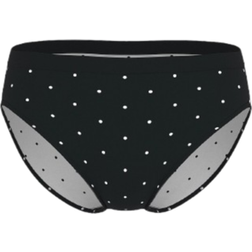 Victoria's Secret Seamless High-Leg Brief Panty - Black Small Dot