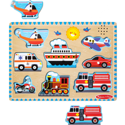 Melissa & Doug Vehicles Sound Puzzle 8 Pieces 725