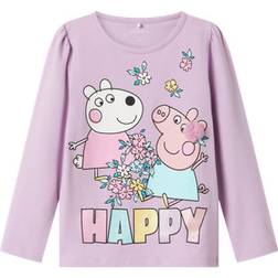 Name It Gurli Bluse Fiffi Orchid Bloom - Gris