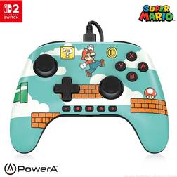 PowerA Switch 2 Trådbunden Gamepad Mario
