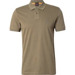 BOSS Passenger Polo T Shirt Slim-fit Stretch Cotton - Khaki