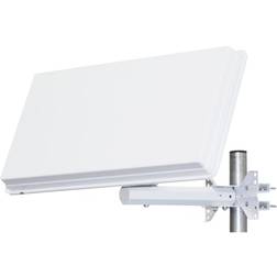 Selfsat H30 D1 Platt Antenn För 1 Deltagare Vit