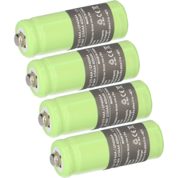 VHBW 4 x 2/3 AAA-batteri 400 mAh 1.2 V