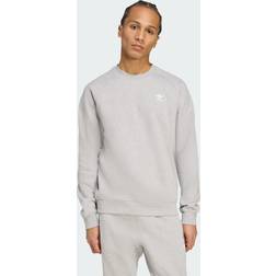 adidas Trefoil Essentials Crew Sweatshirt - Medium Grey