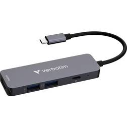 Verbatim Concentrador Multipuerto USB-C 4 Puertos