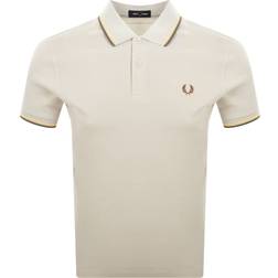 Fred Perry Twin Tipped Polo Shirt - Beige