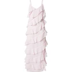 Vila Viluna Strap Ankle Dress - Lyserød