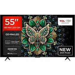 TCL 55C6K-Uk 55-Inch C6K Premium Qd-Mini Led 4K Ultra Hd 144Hz Google Tv