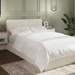 GFW Chiswick SideLift Double Ottoman with Mattress Natural Frame Bed