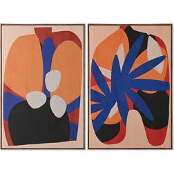 Home ESPRIT Urban Multicolor Wall Decor 80x120cm 2pcs