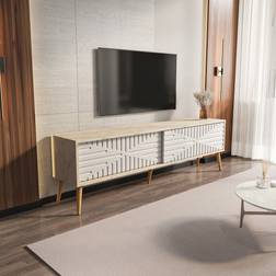 Norden Home Willington Stand for TVs up to 65" White TV Bench
