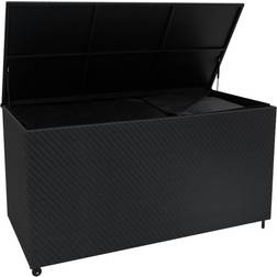Jardí Rattan Cushion Storage Box 700L Black